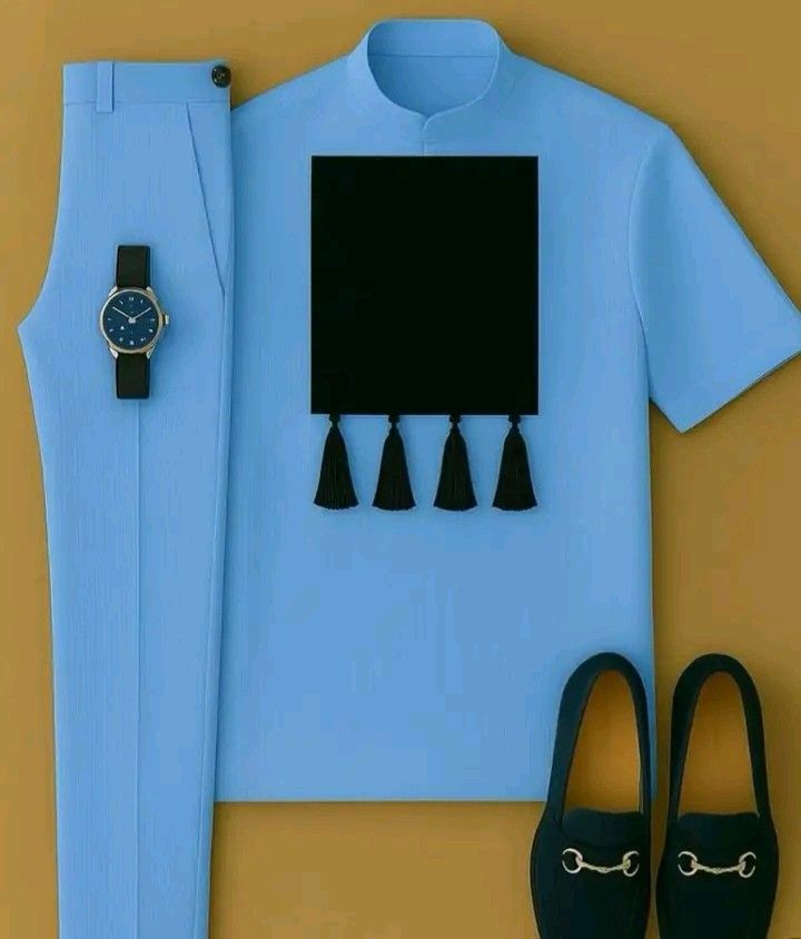 👔 Blue Color Dress
👞 Black Color Shoes
⌚ Premium Watch